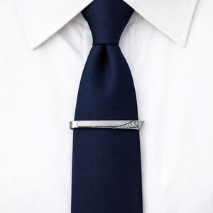 Men’s Shields silver tie clip